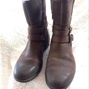 Ugg Brown Biker Boots